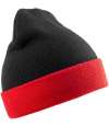 RC930X Result Recycled Compass Beanie Black / Red colour image